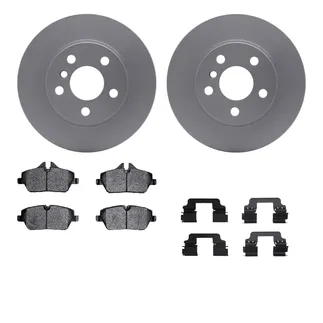R1 Concepts WDUH1-31262 Carbon Series Brake Rotors W/ 5000 Oep Brake Pads & Hdw